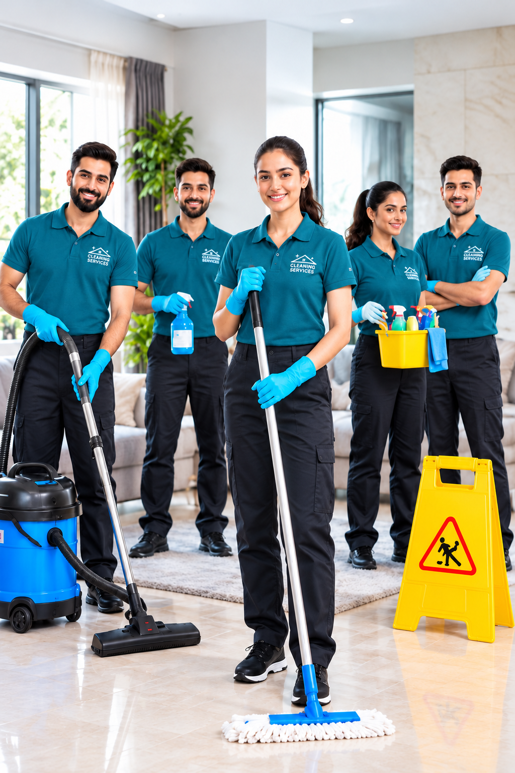 Glory Clean team at work